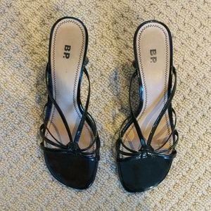 Black BP heels